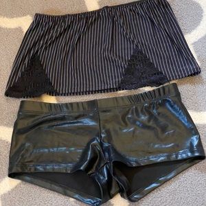 🦊 Super sexy skirt and booty short lot of 2 🦊